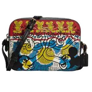 Coach Crossbody Bag Disney Mickey Mouse X Keith Haring Mini Camera